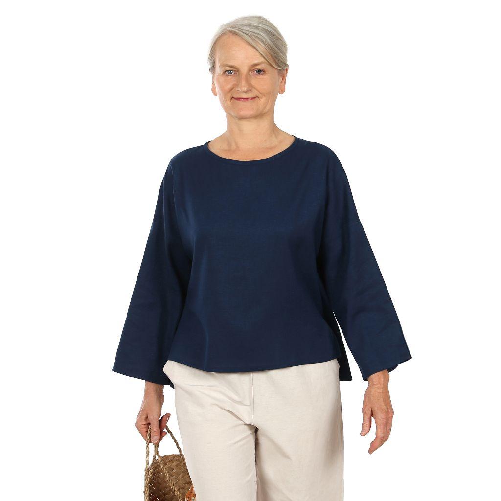 Papierschnittmuster Schlupfbluse Frau Maki XS-XXL